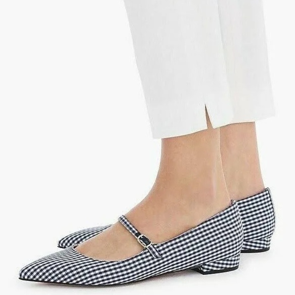 J. Crew Women’s Pointed Toe Mary Jane Flats